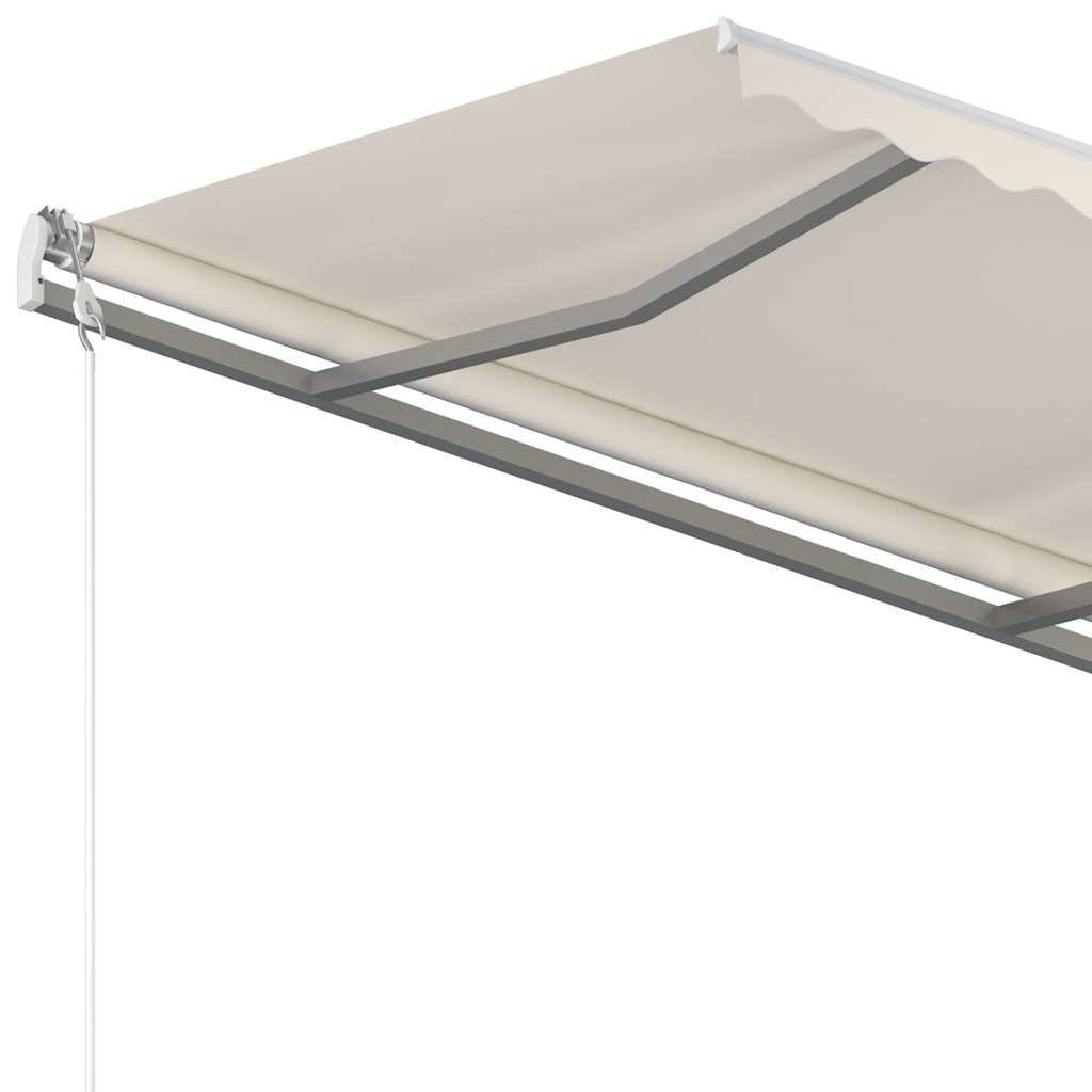 Manual Awning 3 x 2.5 m Cream 100% Polyester