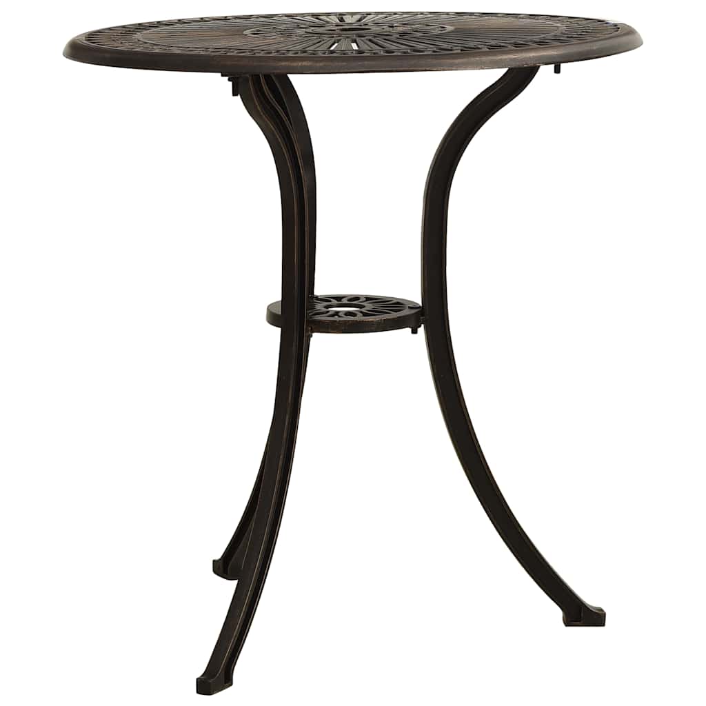 3 Piece Bistro Set Cast Aluminium Bronze