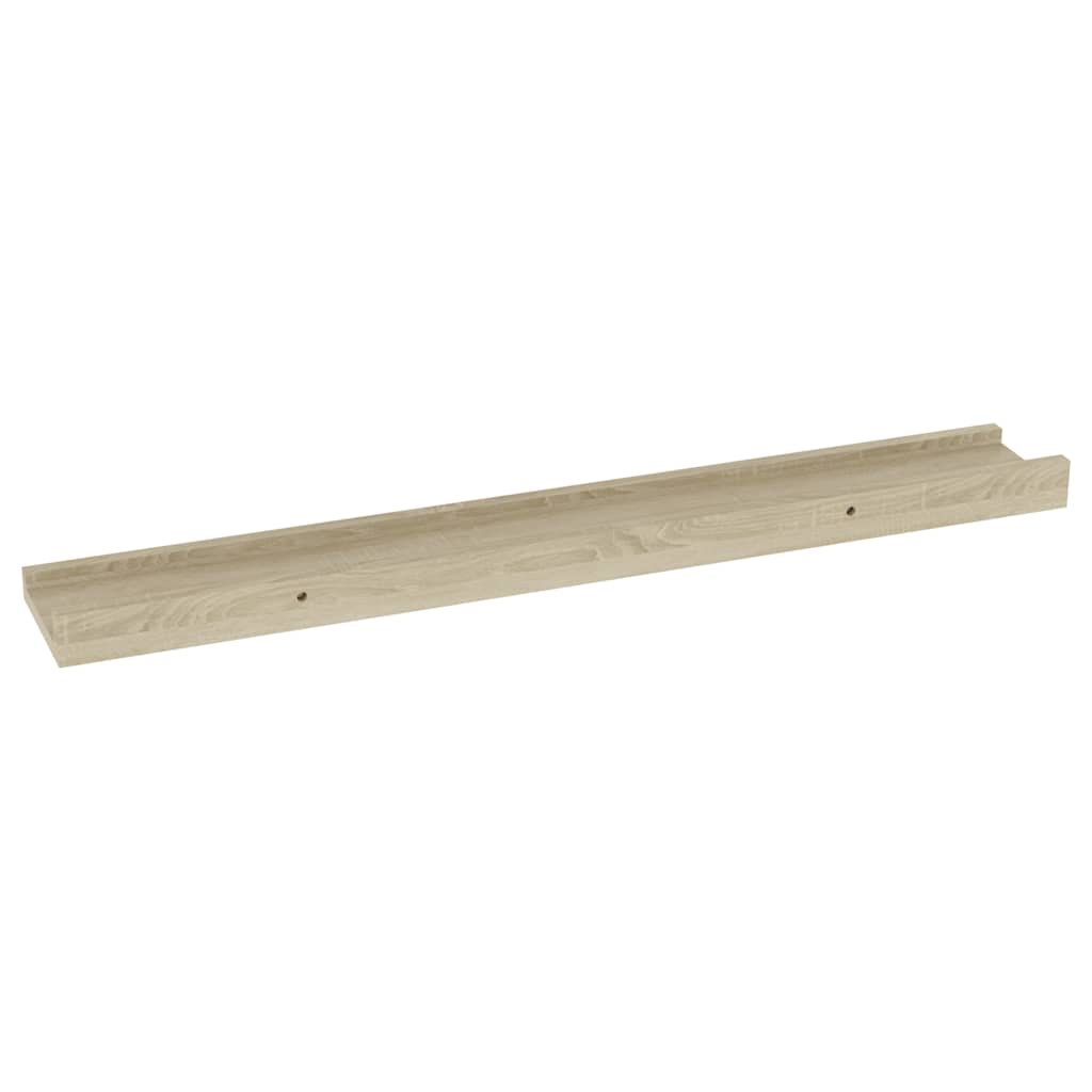Wall Shelves 2 pcs Sonoma Oak 60x9x3 cm