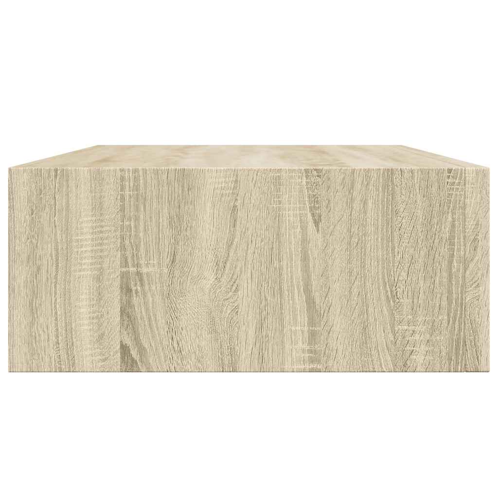 Wall-mounted Drawer Shelves 2 pcs Oak 40x23.5x10cm MDF