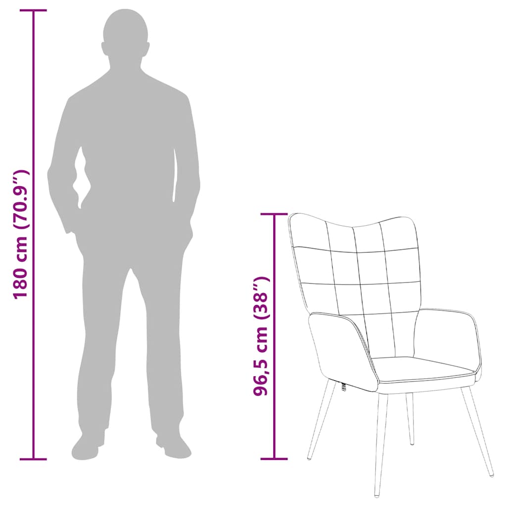 Relaxing Chair Cream Fabric