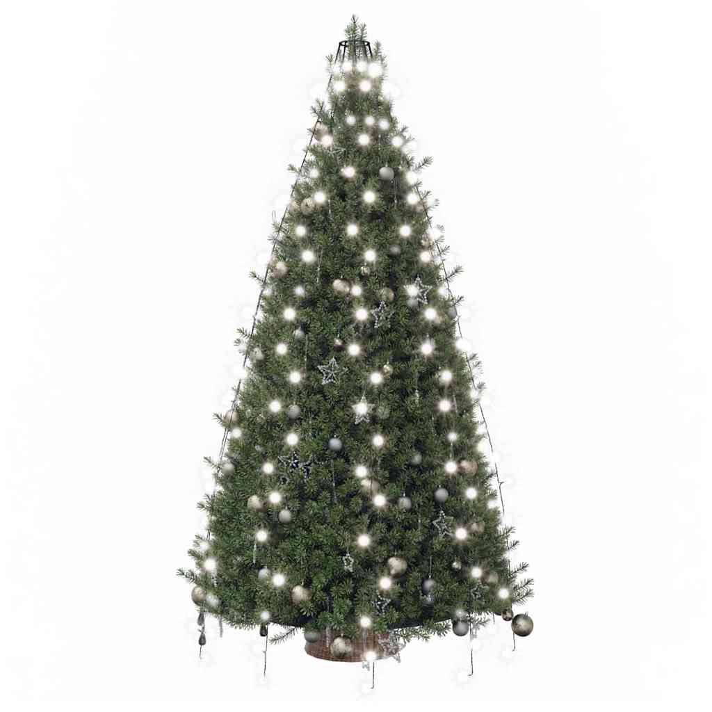 Christmas Tree Net Lights with 210 LEDs Cold White 210 cm