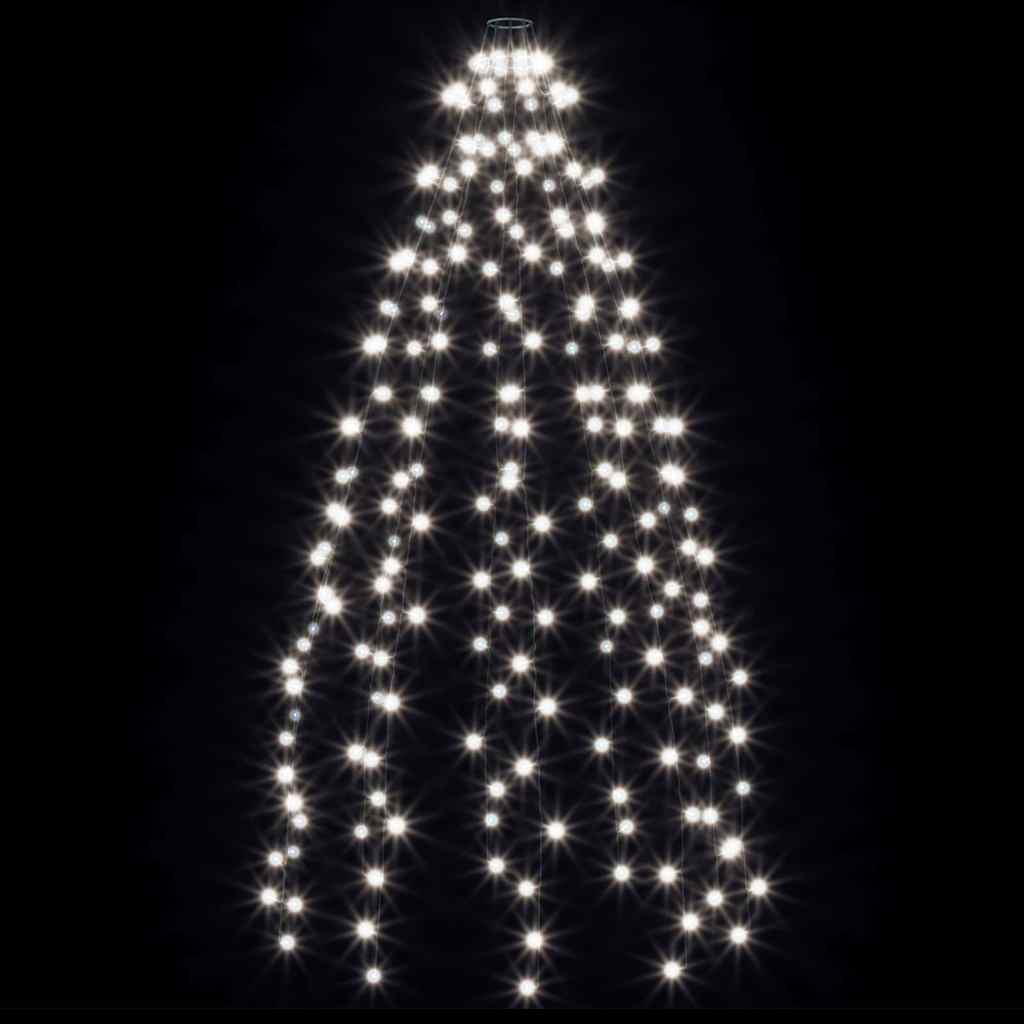 Christmas Tree Net Lights with 210 LEDs Cold White 210 cm