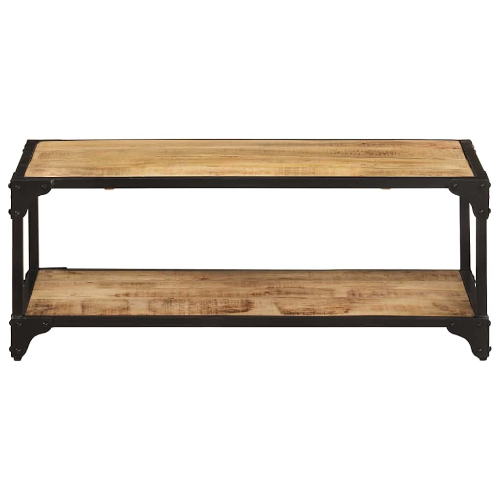 Coffee Table 90x45x35 cm Solid Rough Mango Wood