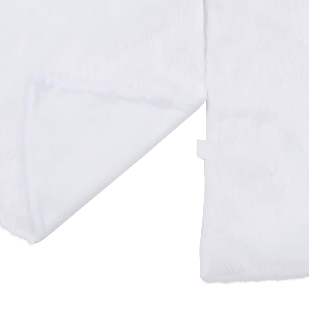 Christmas Tree Skirt White 122 cm Faux Fur