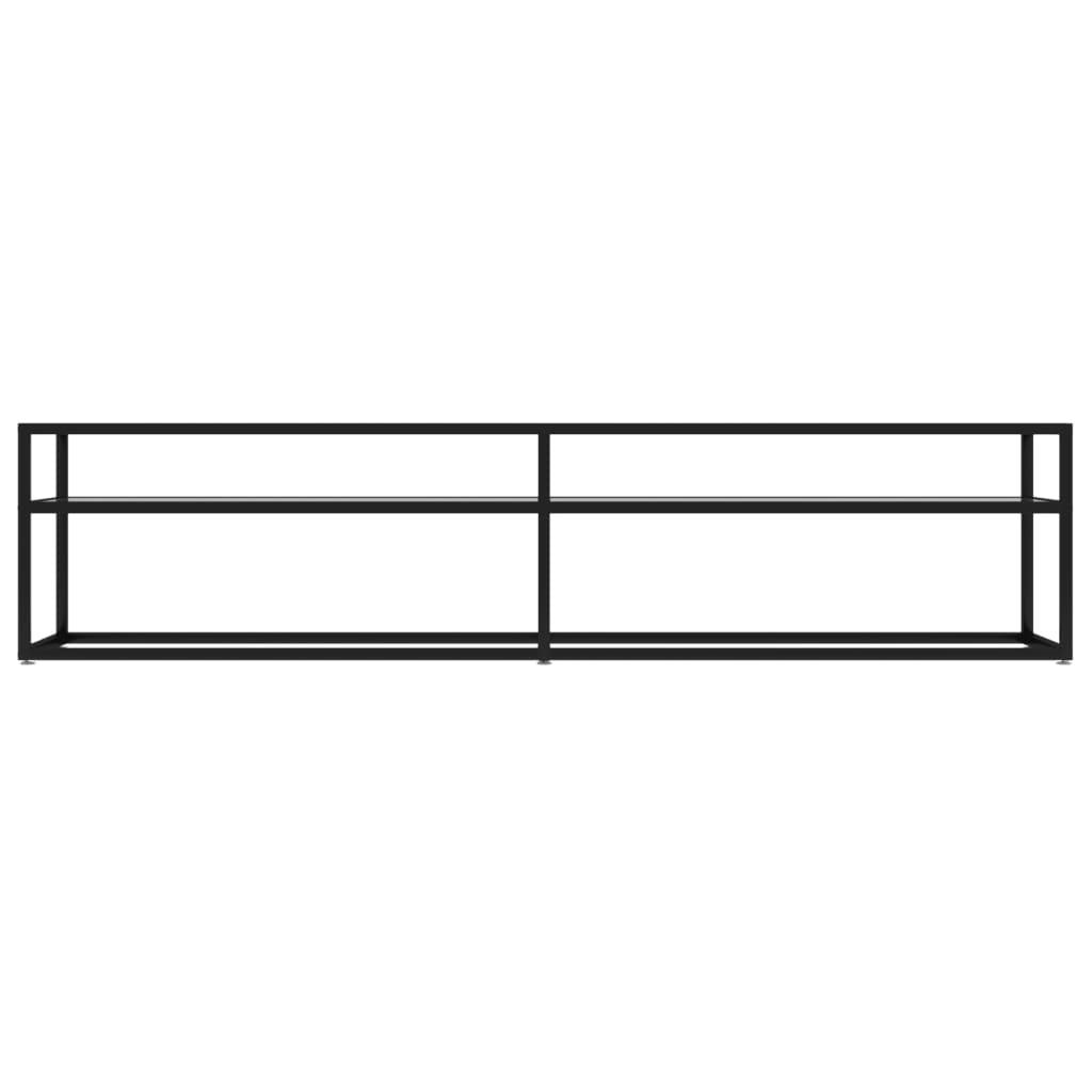 TV Cabinet Transparent 180x40x40.5 cm Tempered Glass