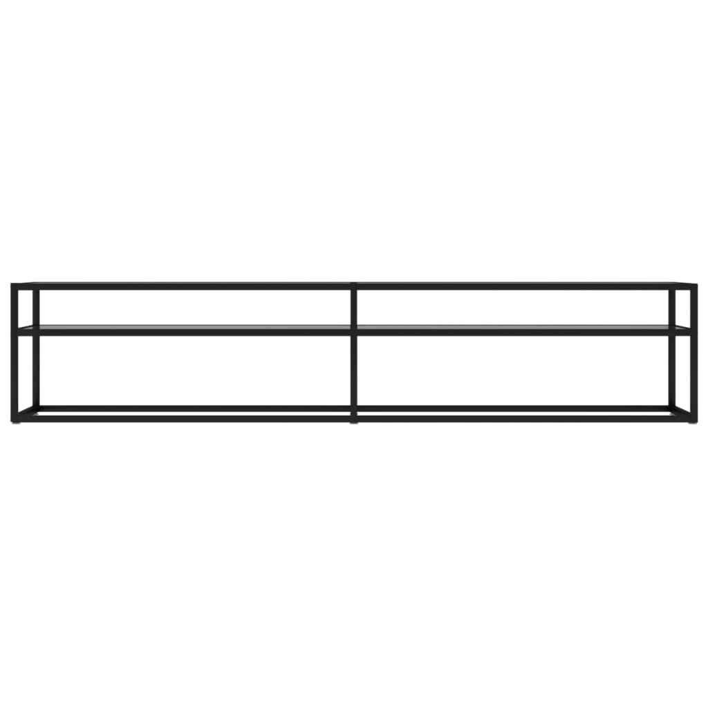TV Cabinet Transparent 200x40x40.5 cm Tempered Glass