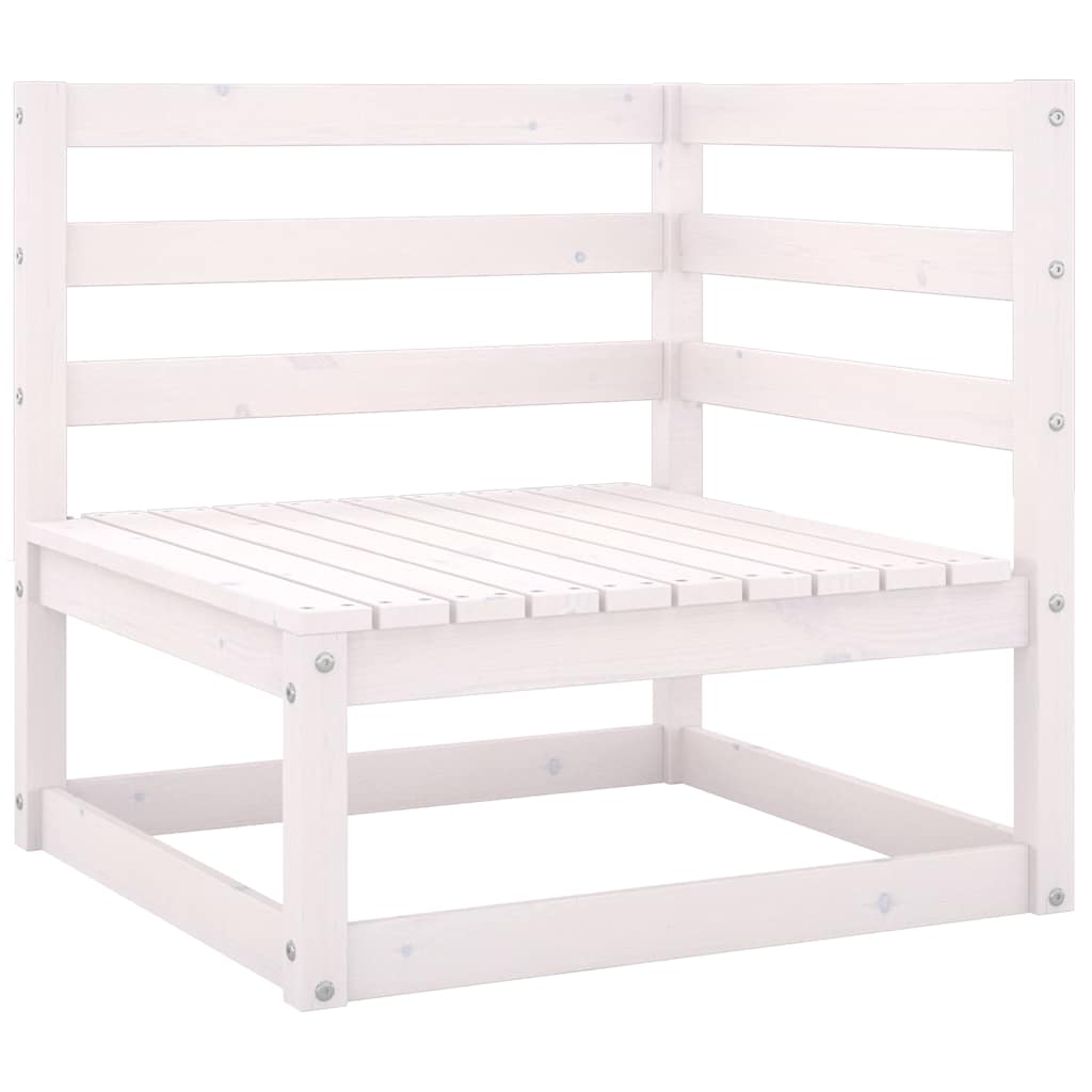4 Piece Garden Lounge Set with Cushions Solid Wood Pine