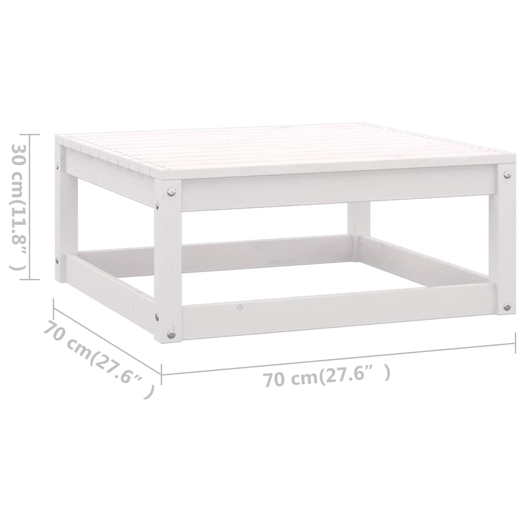4 Piece Garden Lounge Set with Cushions Solid Wood Pine