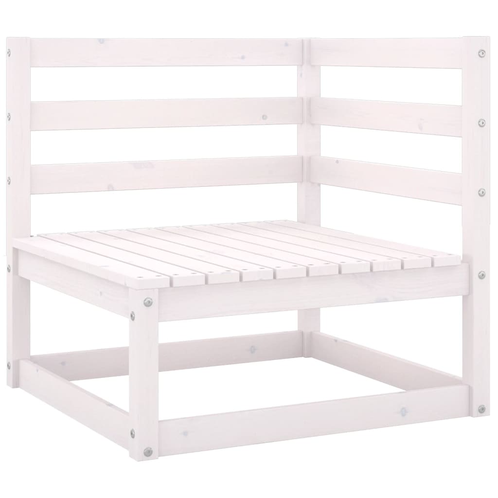 5 Piece Garden Lounge Set with Cushions Solid Wood Pine