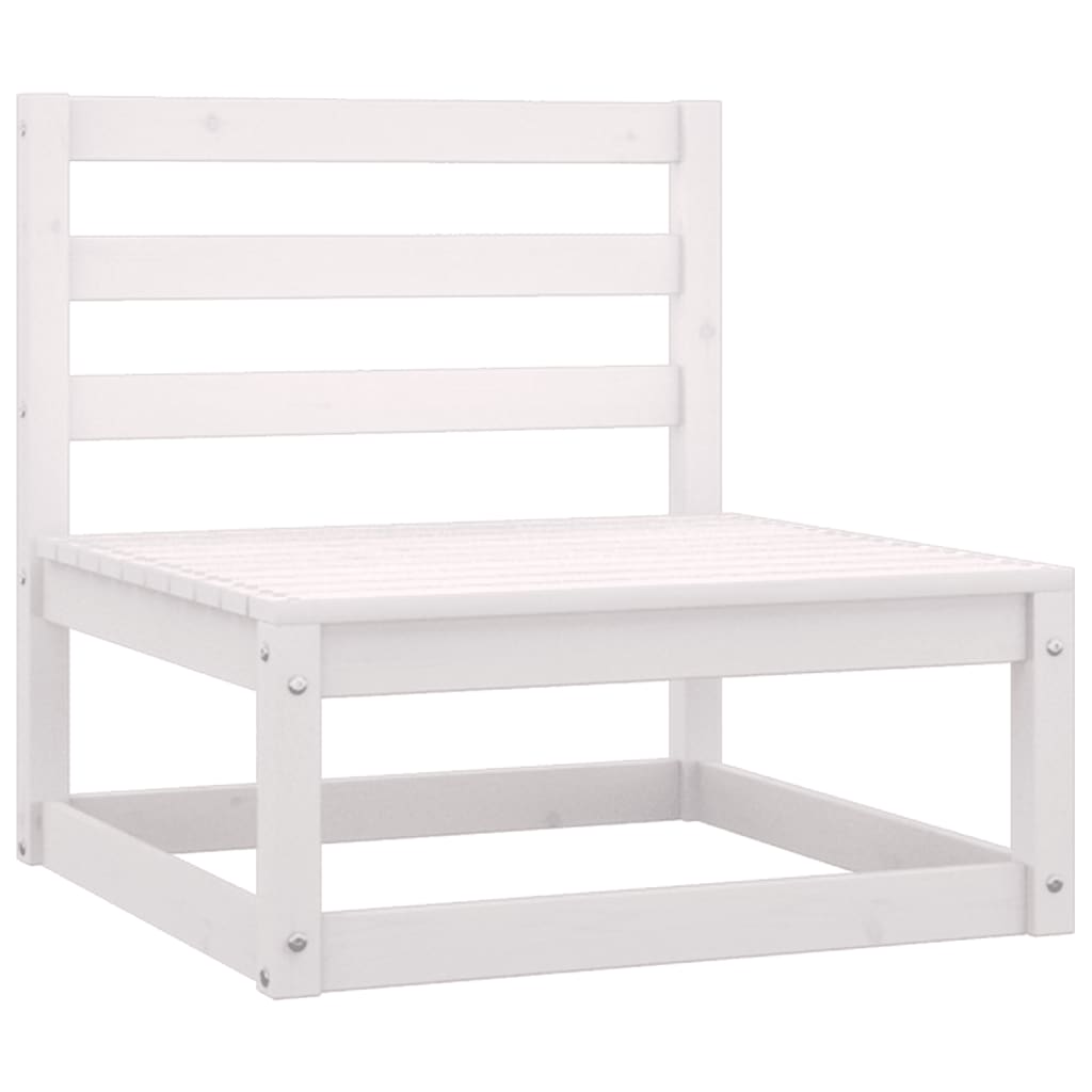 5 Piece Garden Lounge Set with Cushions Solid Wood Pine