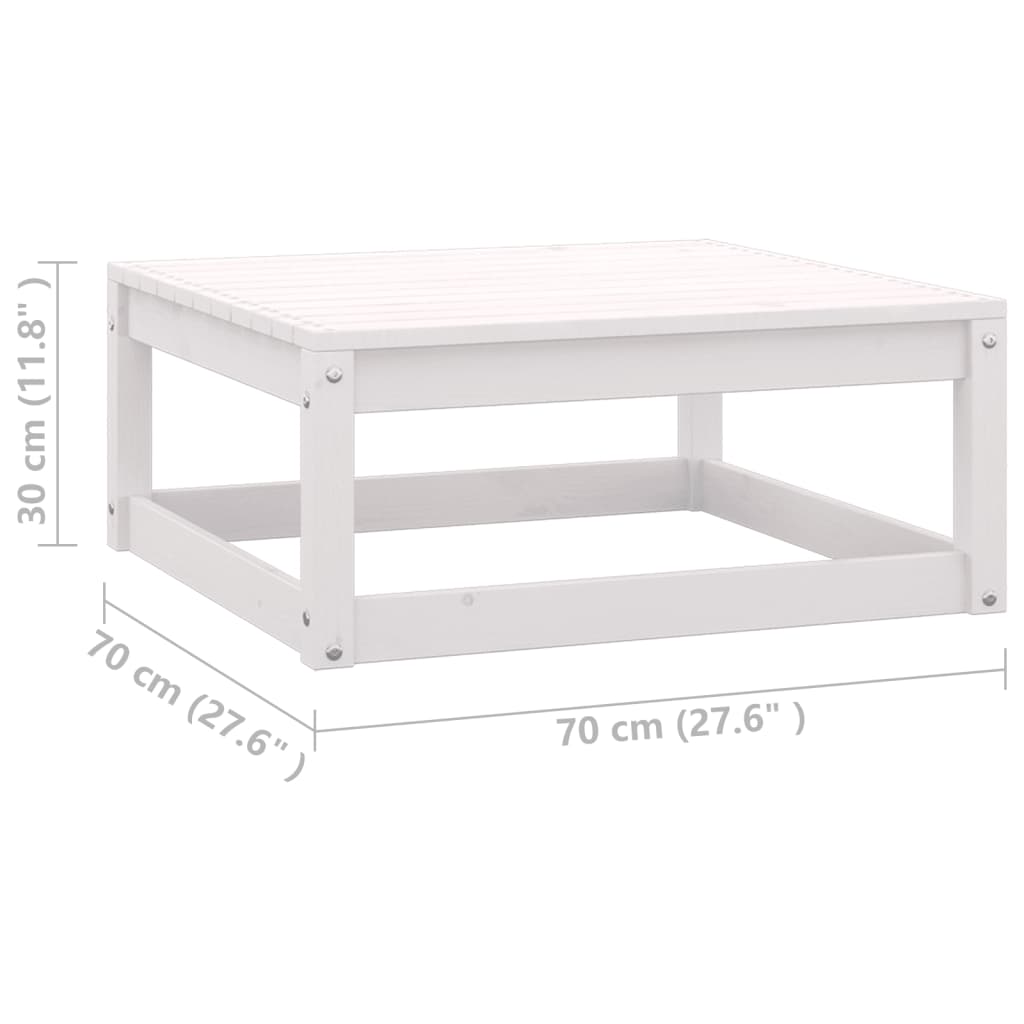 5 Piece Garden Lounge Set with Cushions Solid Wood Pine