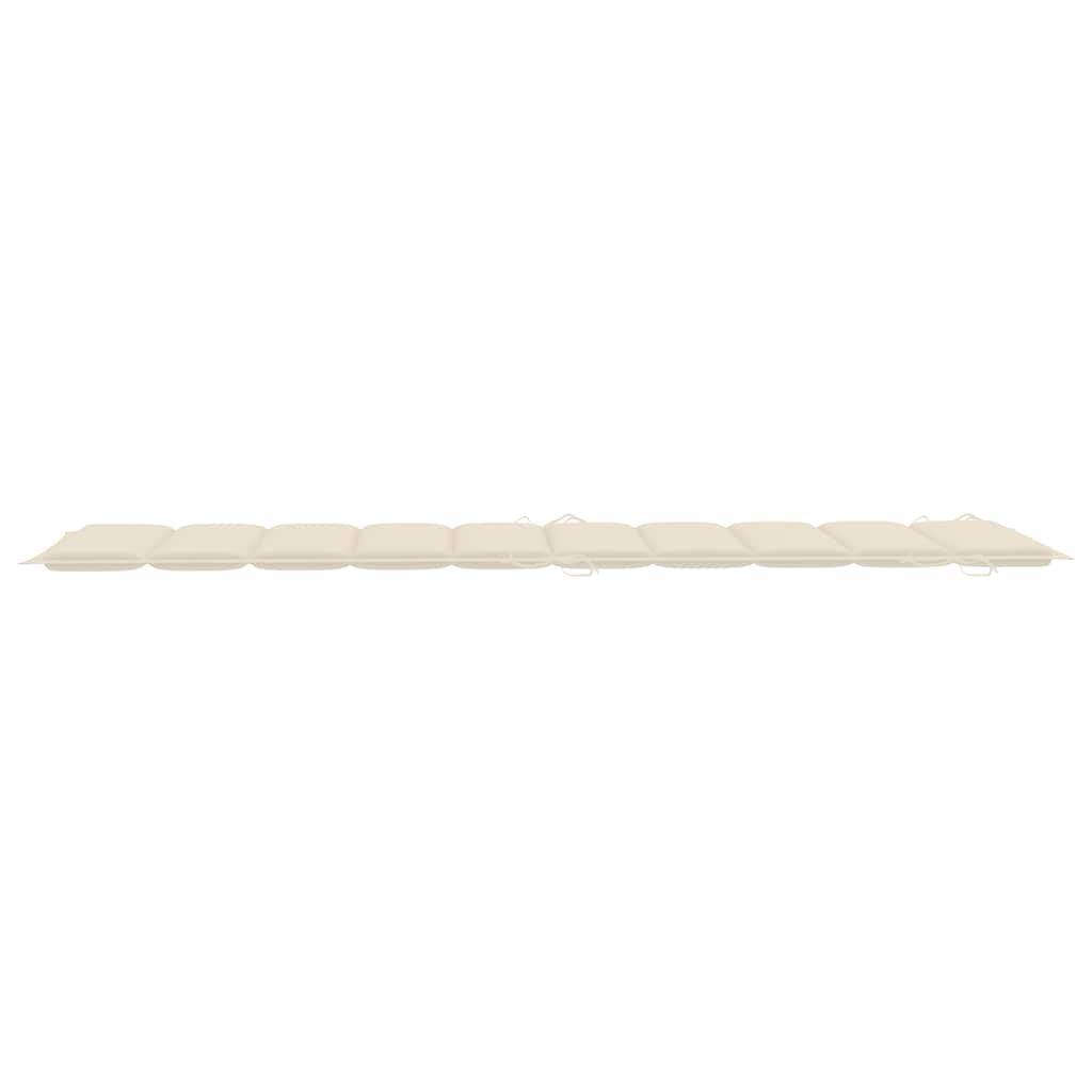 Sun Loungers 2 pcs with Cushions Solid Wood Acacia