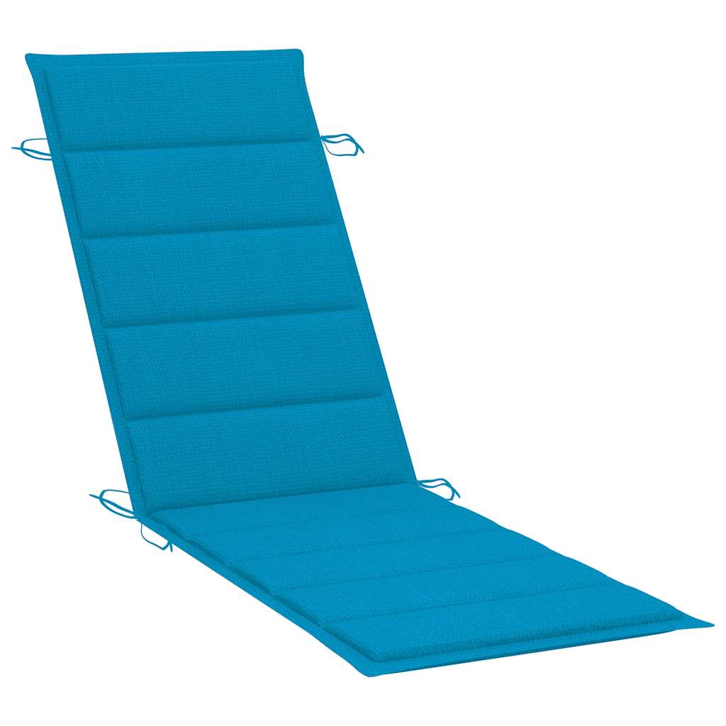 Sun Loungers 2 pcs with Cushions Solid Wood Acacia
