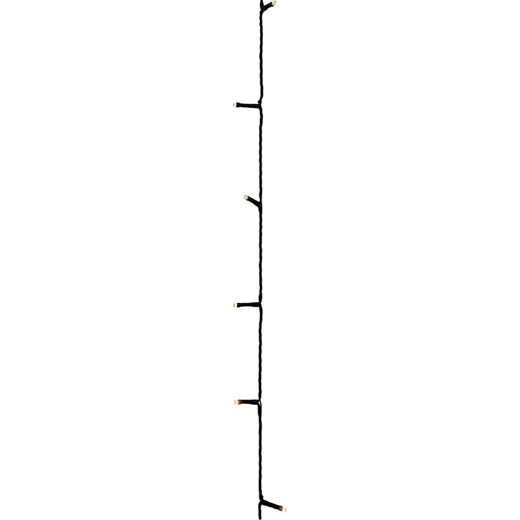 Artificial Half Pre-lit Christmas Tree with Stand White 180 cm PVC