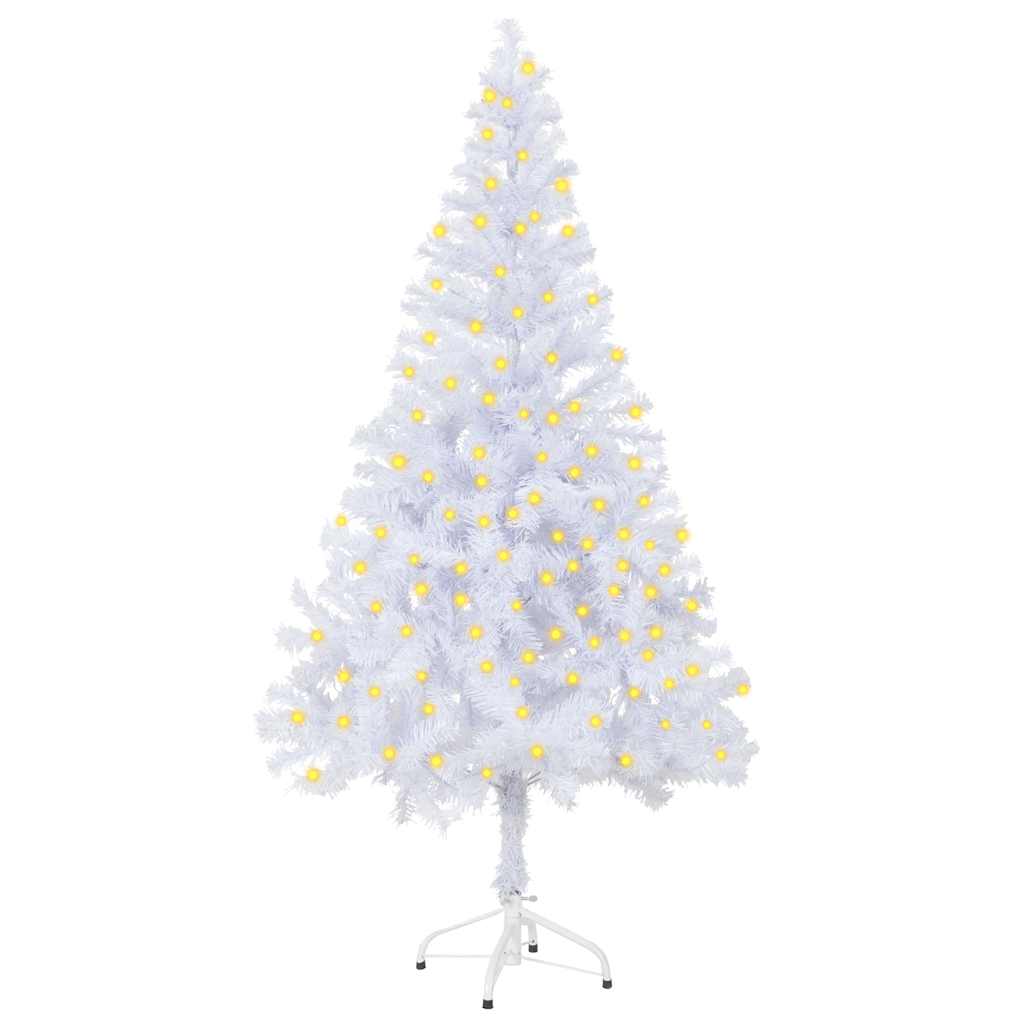 Artificial Pre-lit Christmas Tree with Stand 150cm 380 Branches