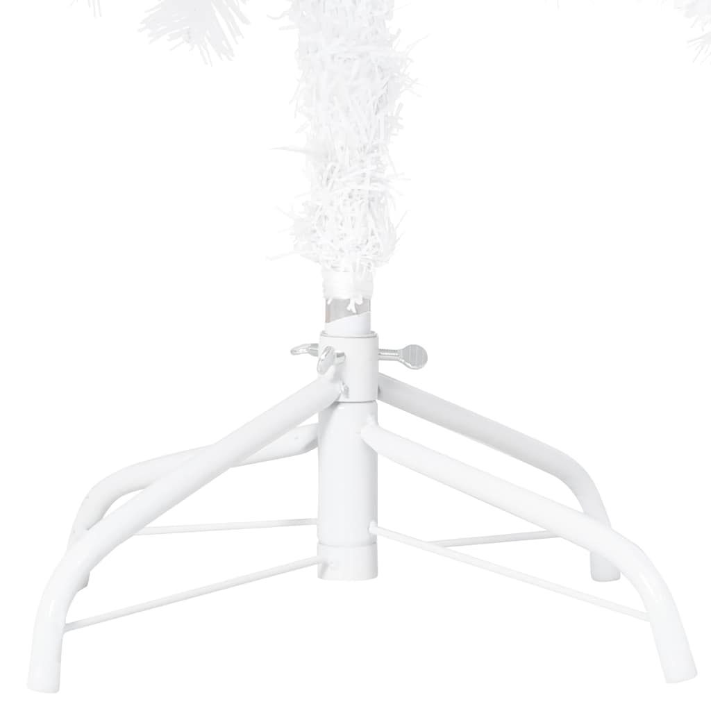 Artificial Pre-lit Christmas Tree Thick Branches White 180 cm