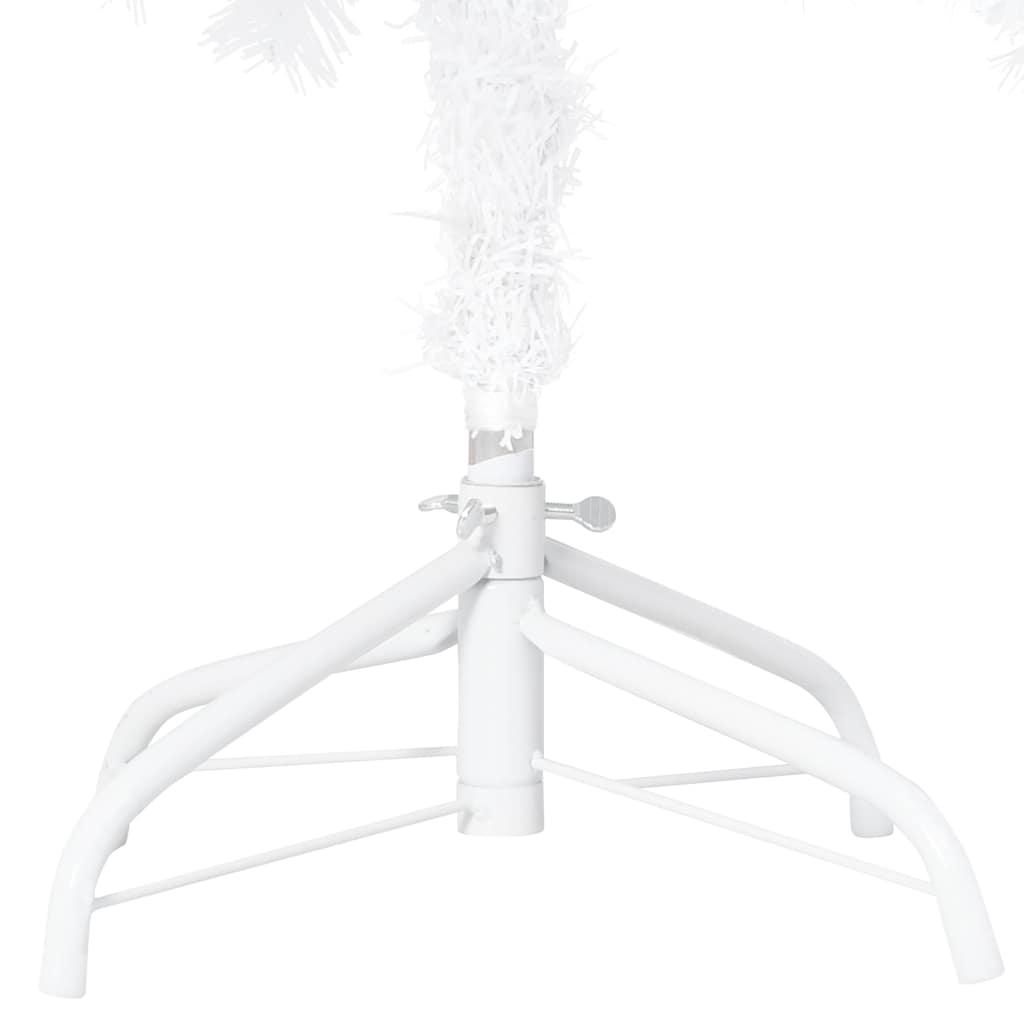Artificial Pre-lit Christmas Tree with Ball Set White 210 cm PVC