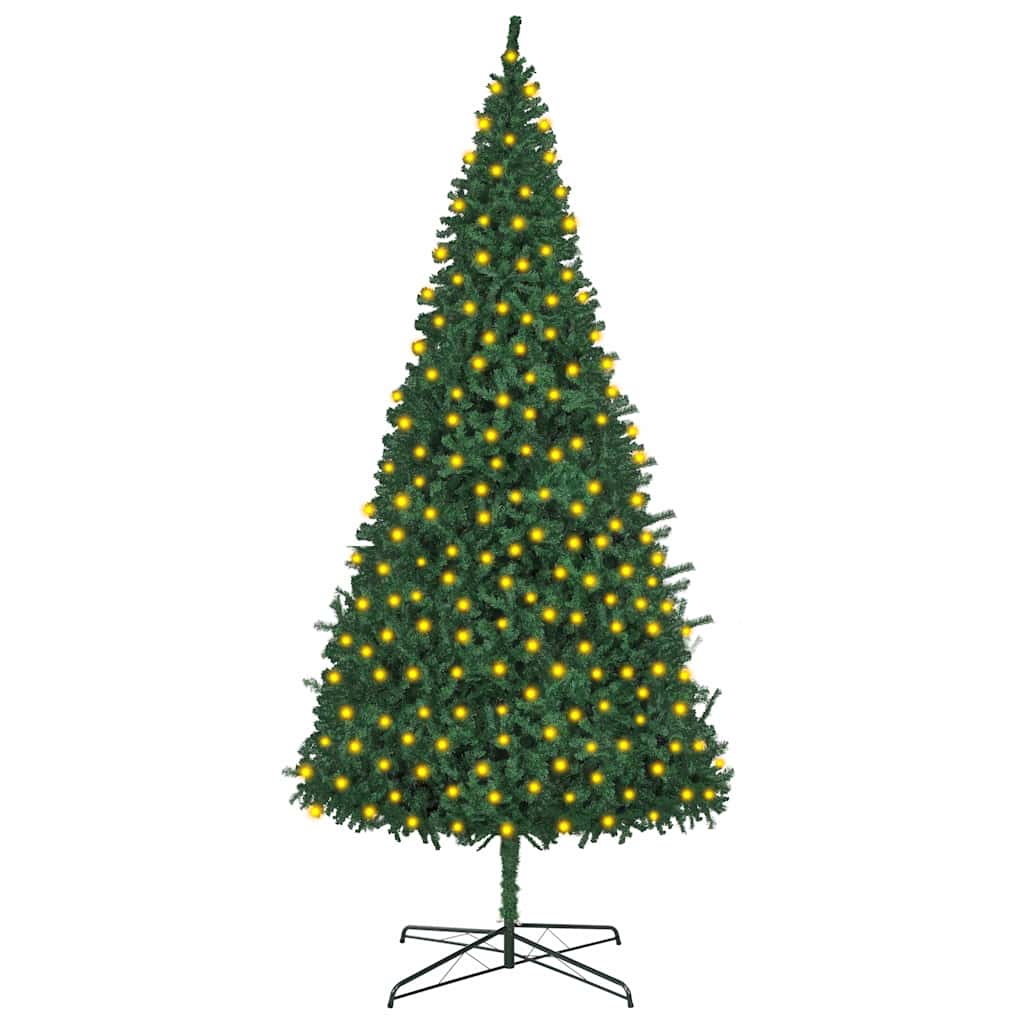 Artificial Pre-lit Christmas Tree 400 cm Green