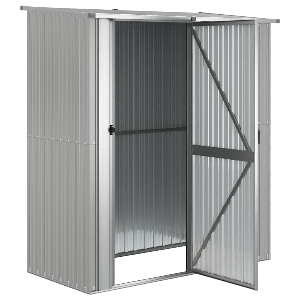 Garden Shed Grey 180.5x97x209.5 cm Galvanised Steel