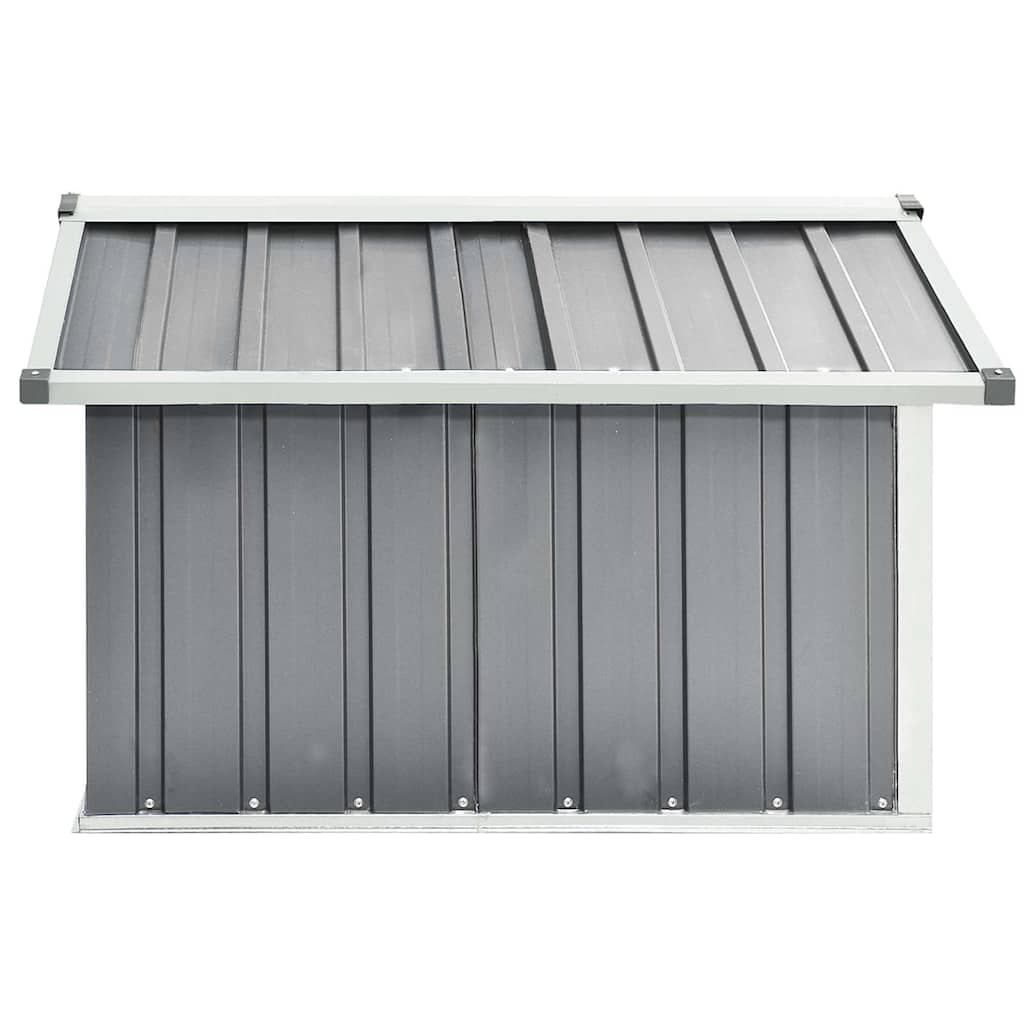 Garden Robot Lawnmower Shed 92x97x63 cm Galvanised Steel Grey