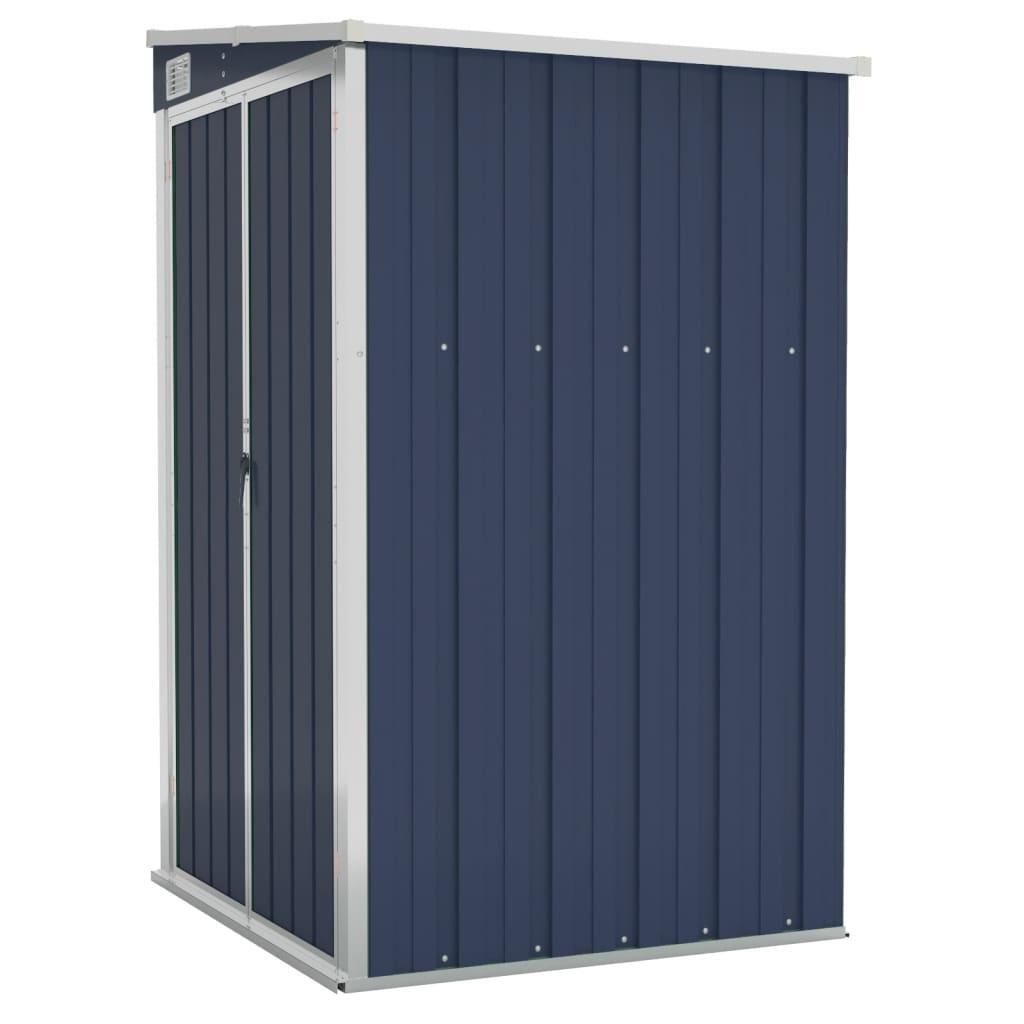 Wall-mounted Garden Shed Anthracite 118x100x178 cm Steel