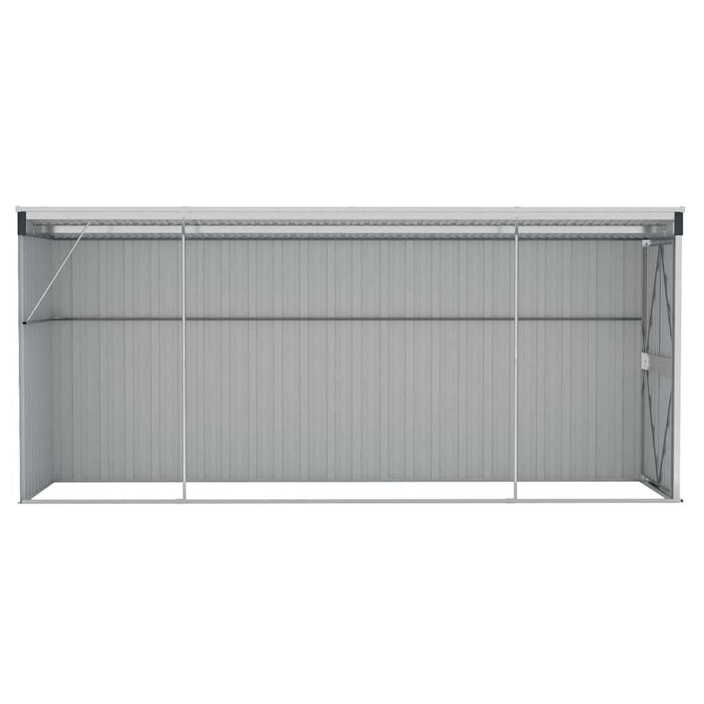 Wall-mounted Garden Shed Anthracite 118x382x178 cm Steel