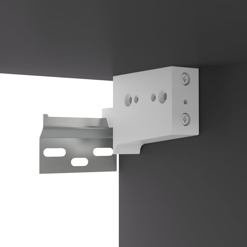 Hanging TV Cabinet Grey 100x30x26.5 cm Engineered Wood