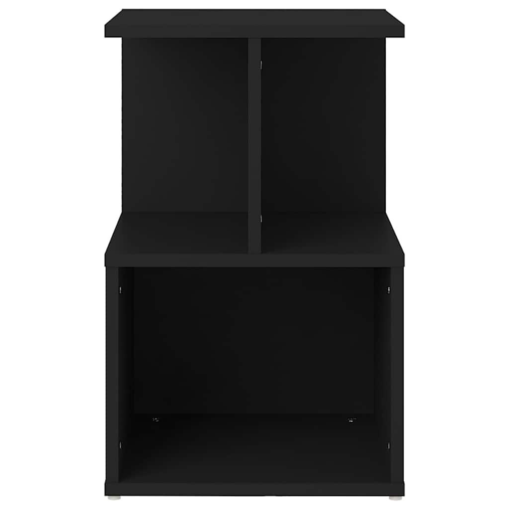 Bedside Cabinets 2 pcs Black 35x35x55 cm Engineered Wood