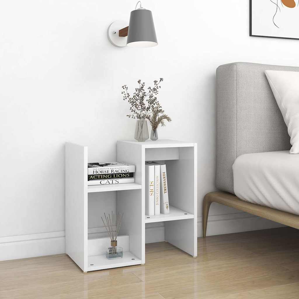 Bedside Cabinet White 50x30x51.5 cm Engineered Wood
