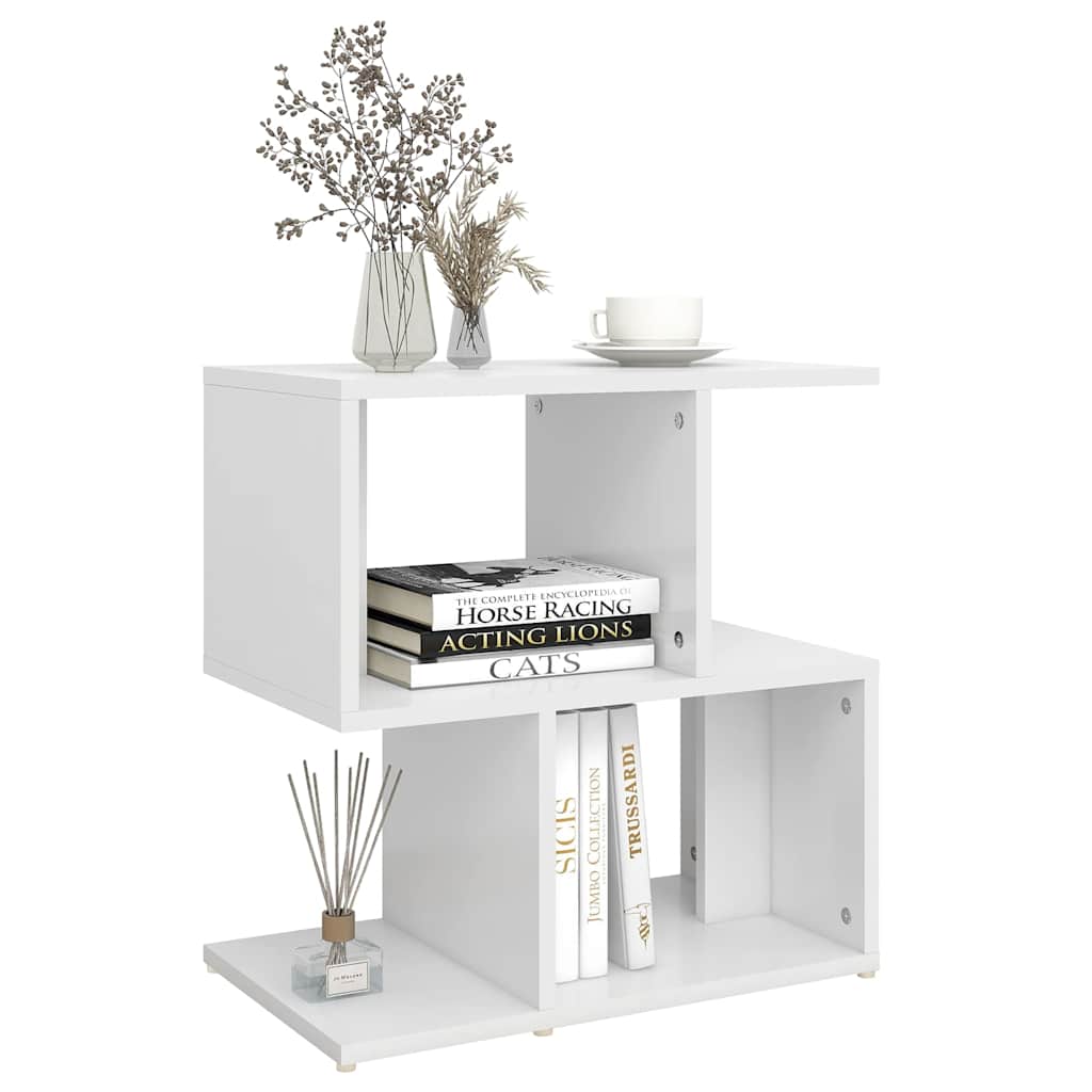 Bedside Cabinet White 50x30x51.5 cm Engineered Wood