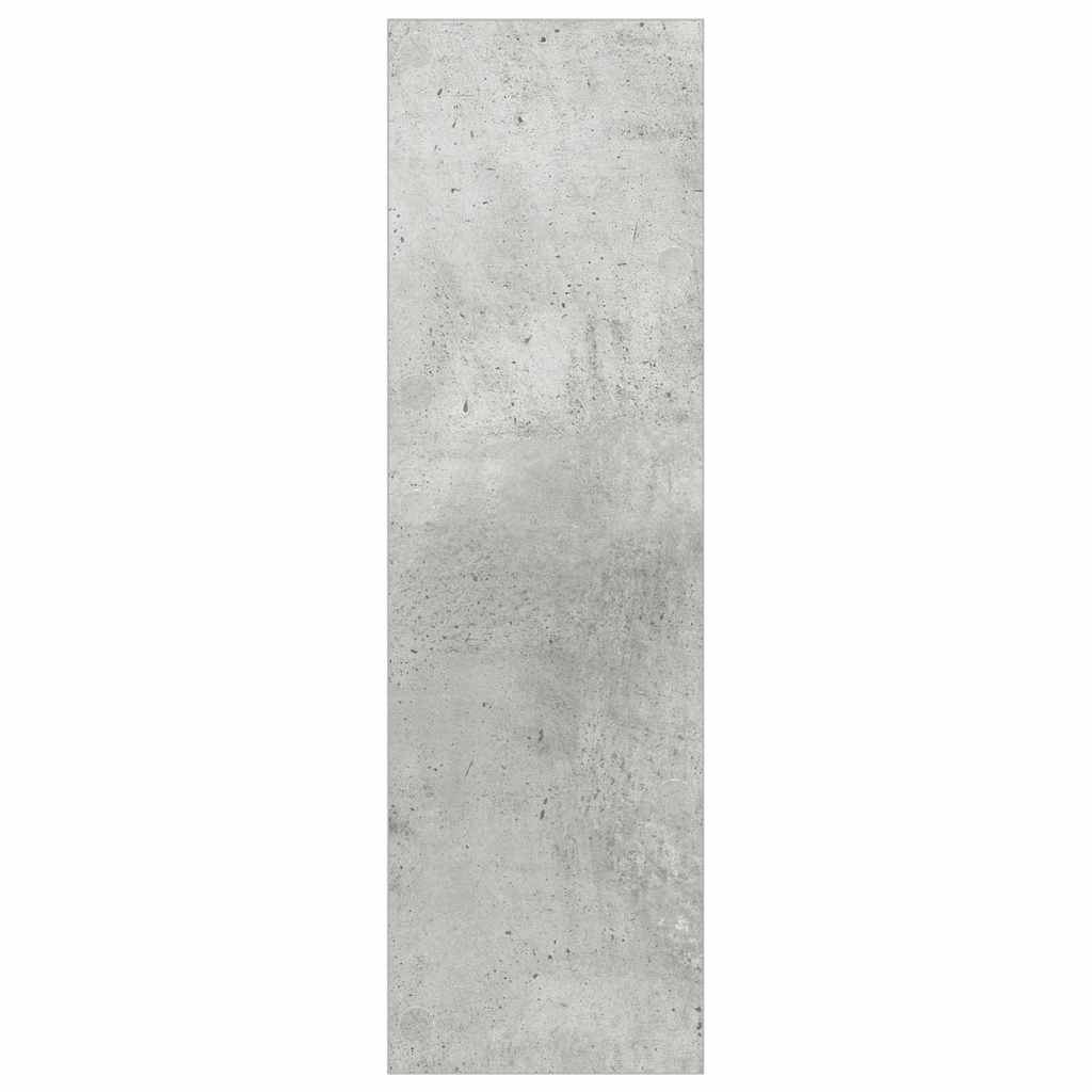 Wall Shoe Cabinet Concrete Grey 80x18x60 cm Engineered Wood