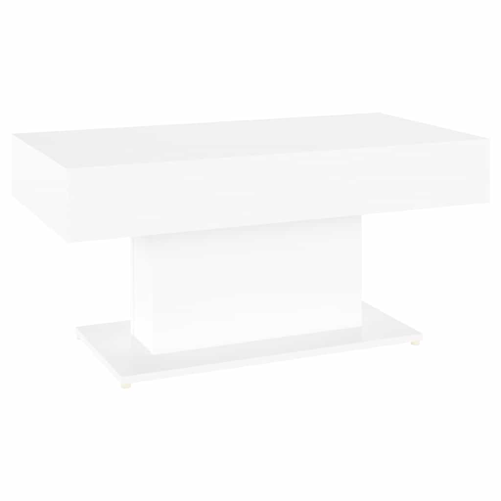 Coffee Table White 96x50x45 cm Engineered Wood