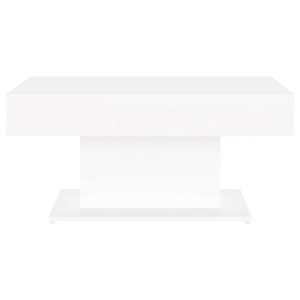 Coffee Table White 96x50x45 cm Engineered Wood