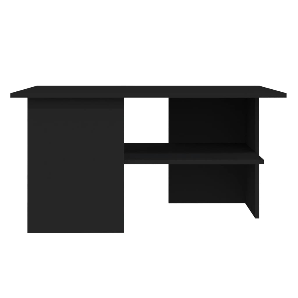 Coffee Table Black 90x60x46.5 cm Engineered Wood