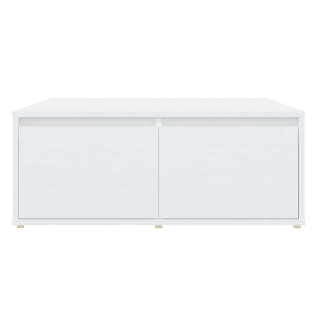 Coffee Table White 80x80x31 cm Engineered Wood