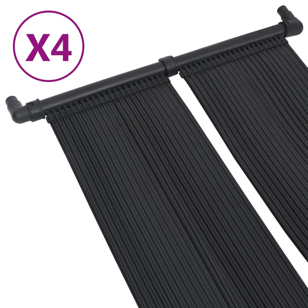 Solar Pool Heater Panel 4 pcs 80x310 cm
