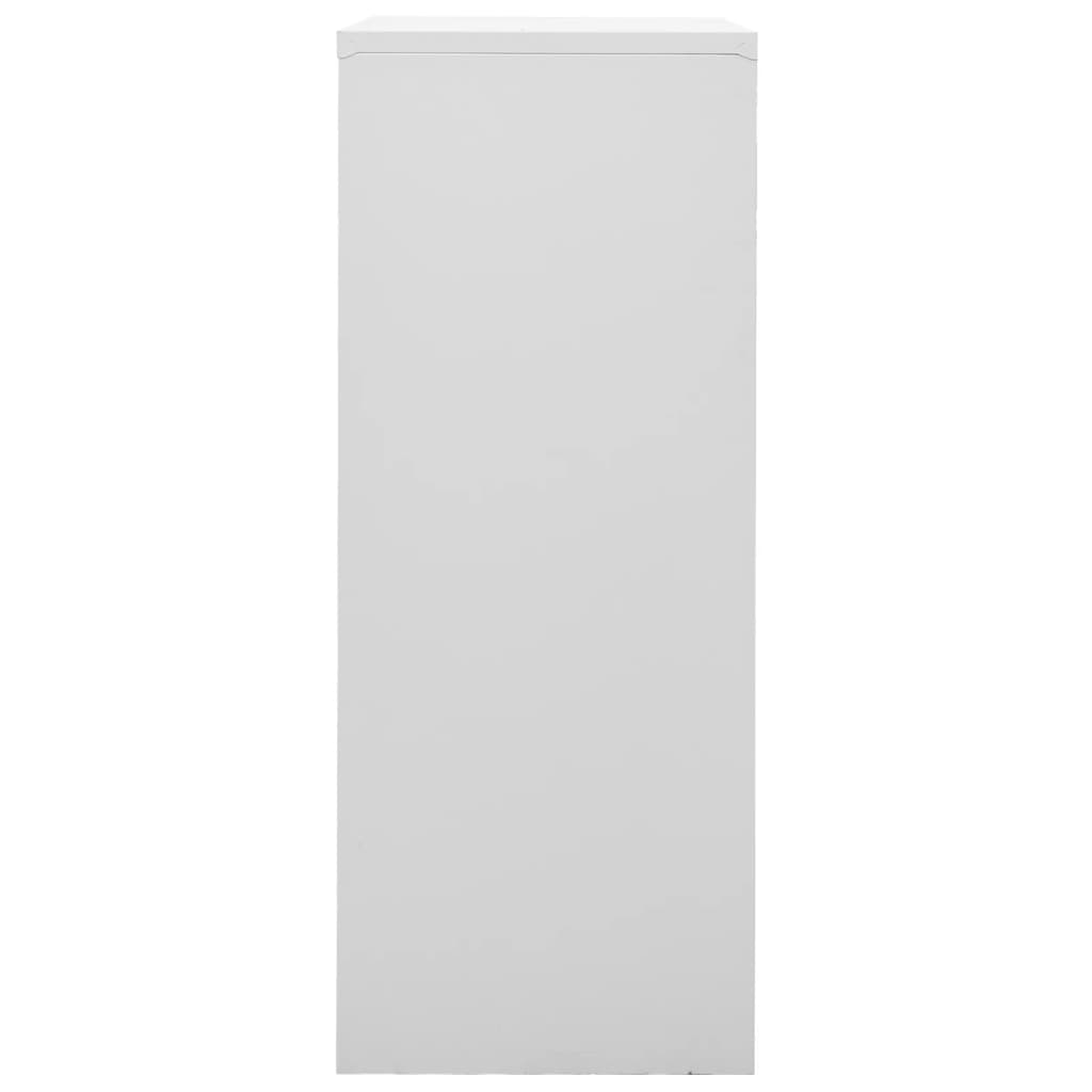Office Cabinet Light Grey 90x40x102 cm Steel