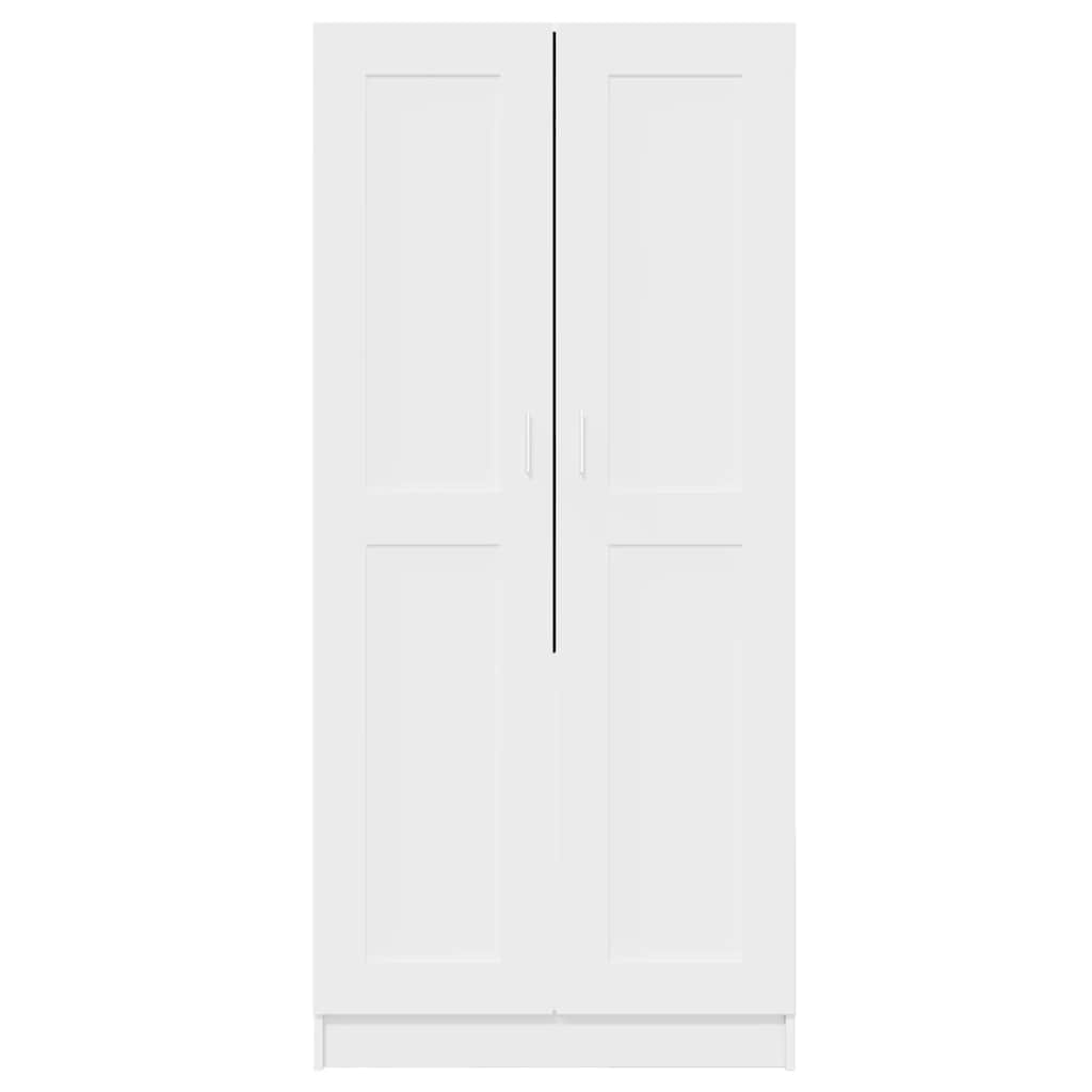 Wardrobe White 82.5x51.5x180 cm Engineered Wood