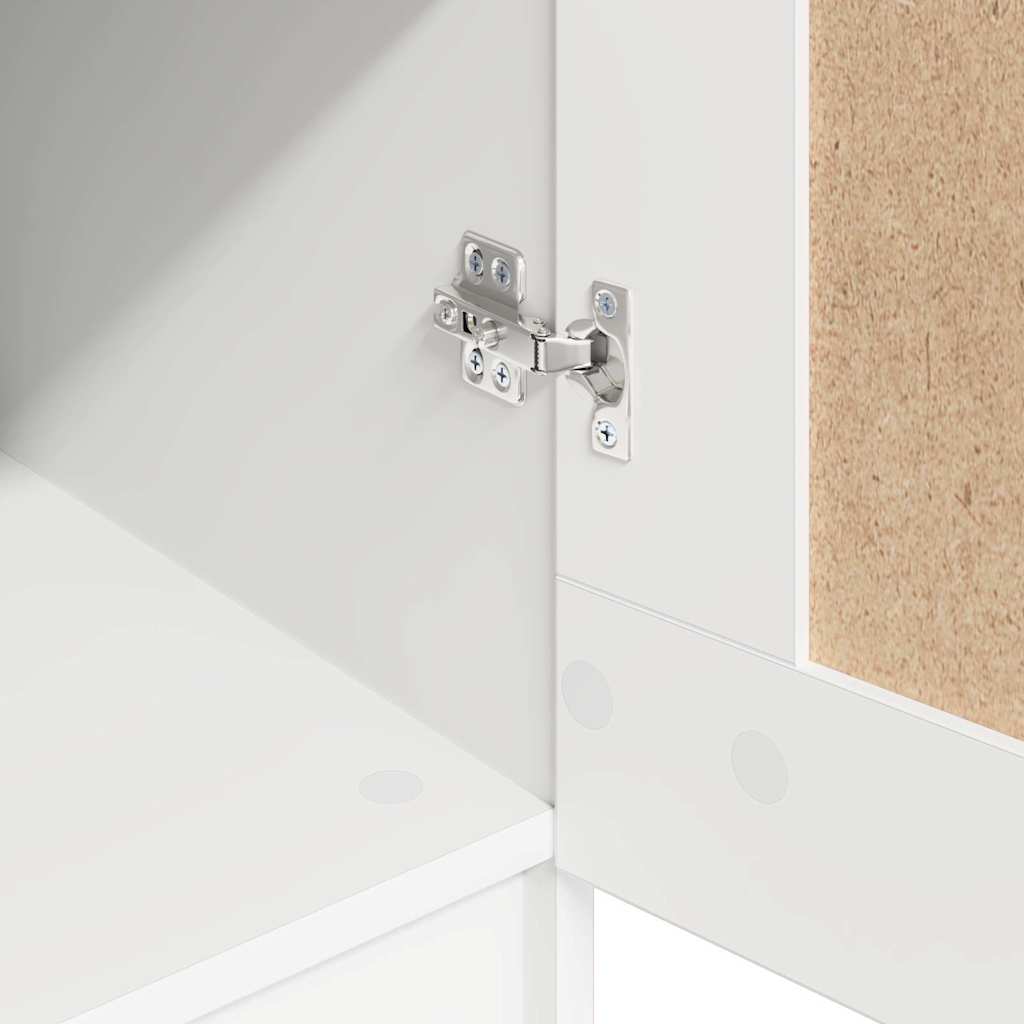 Wardrobe White 82.5x51.5x180 cm Engineered Wood