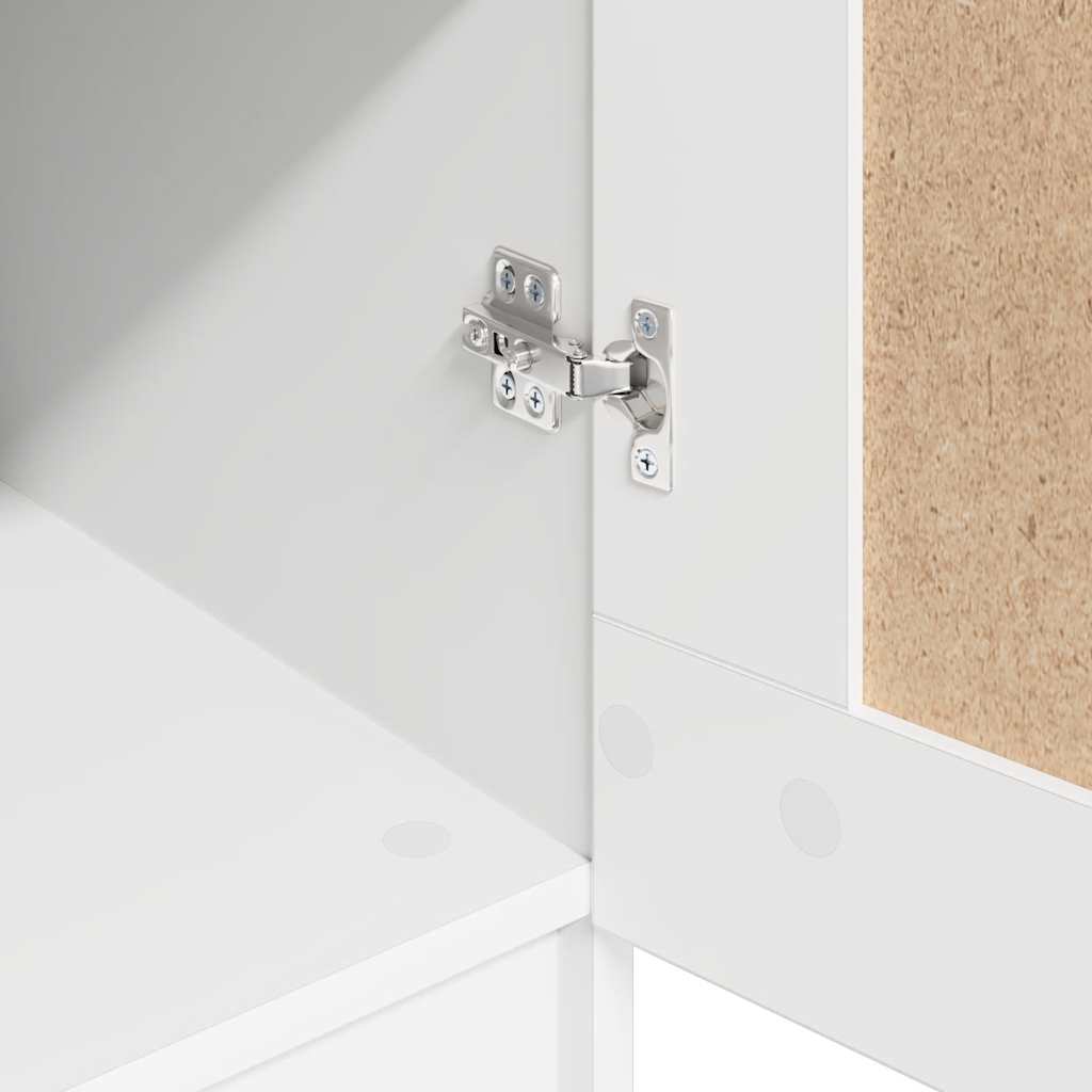 Wardrobe White 82.5x51.5x180 cm Engineered Wood