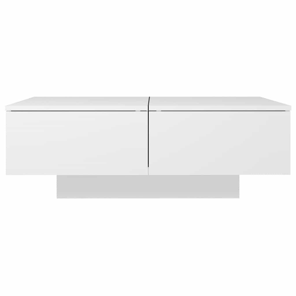 Coffee Table White 90x60x31 cm Engineered Wood