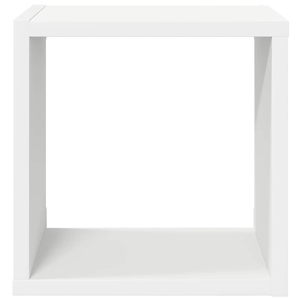 Wall Cube Shelves 6 pcs White 26x15x26 cm