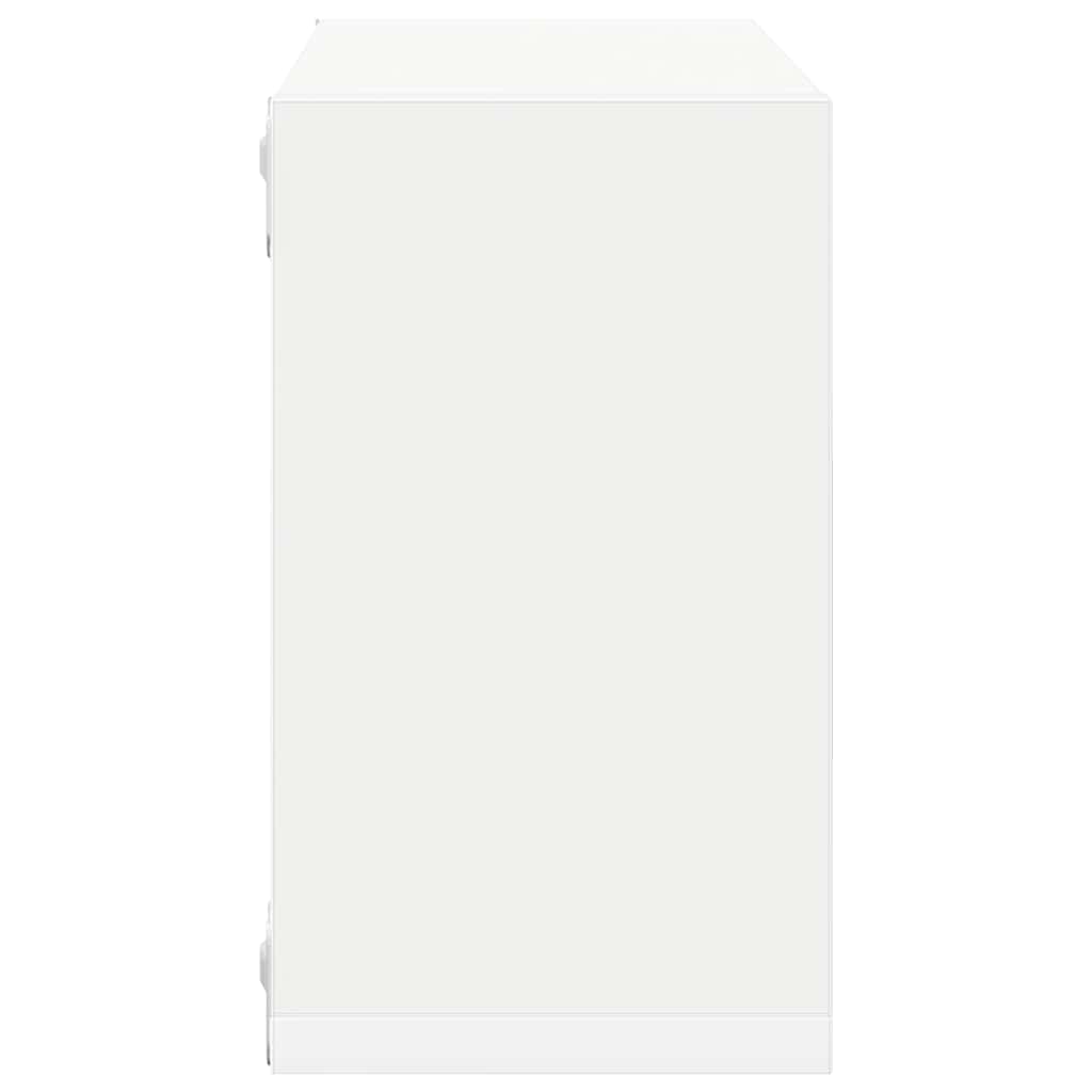 Wall Cube Shelves 6 pcs White 26x15x26 cm