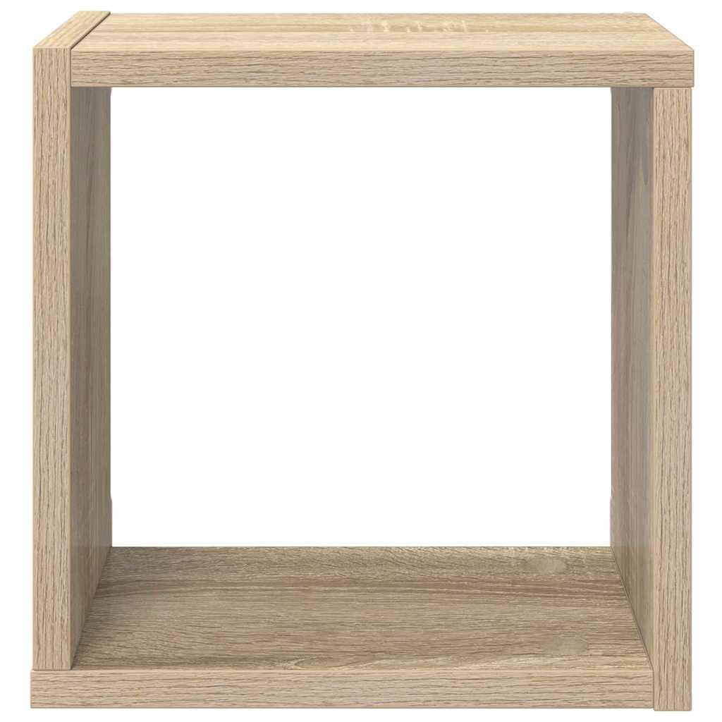 Wall Cube Shelves 6 pcs Sonoma Oak 26x15x26 cm