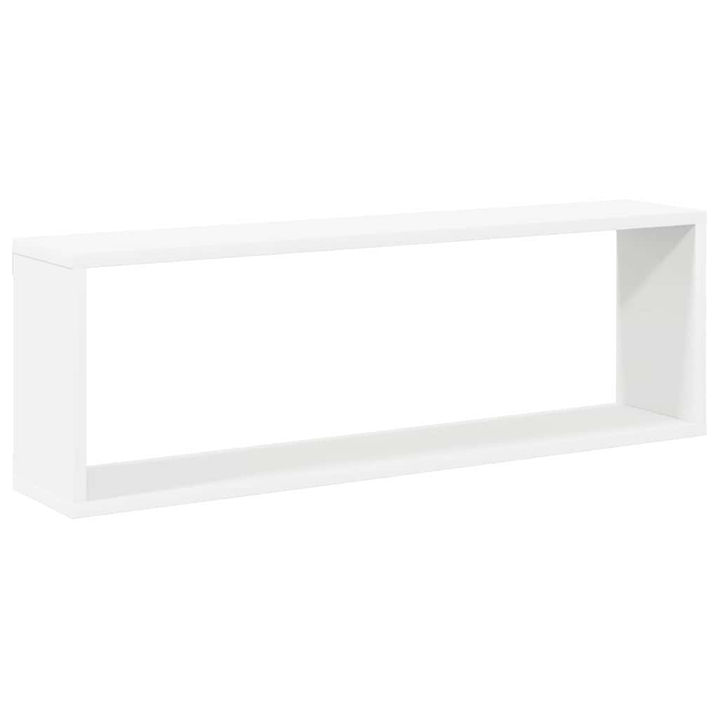 Wall Cube Shelves 6 pcs White&Sonoma Oak 80x15x26.5cm Engineered Wood