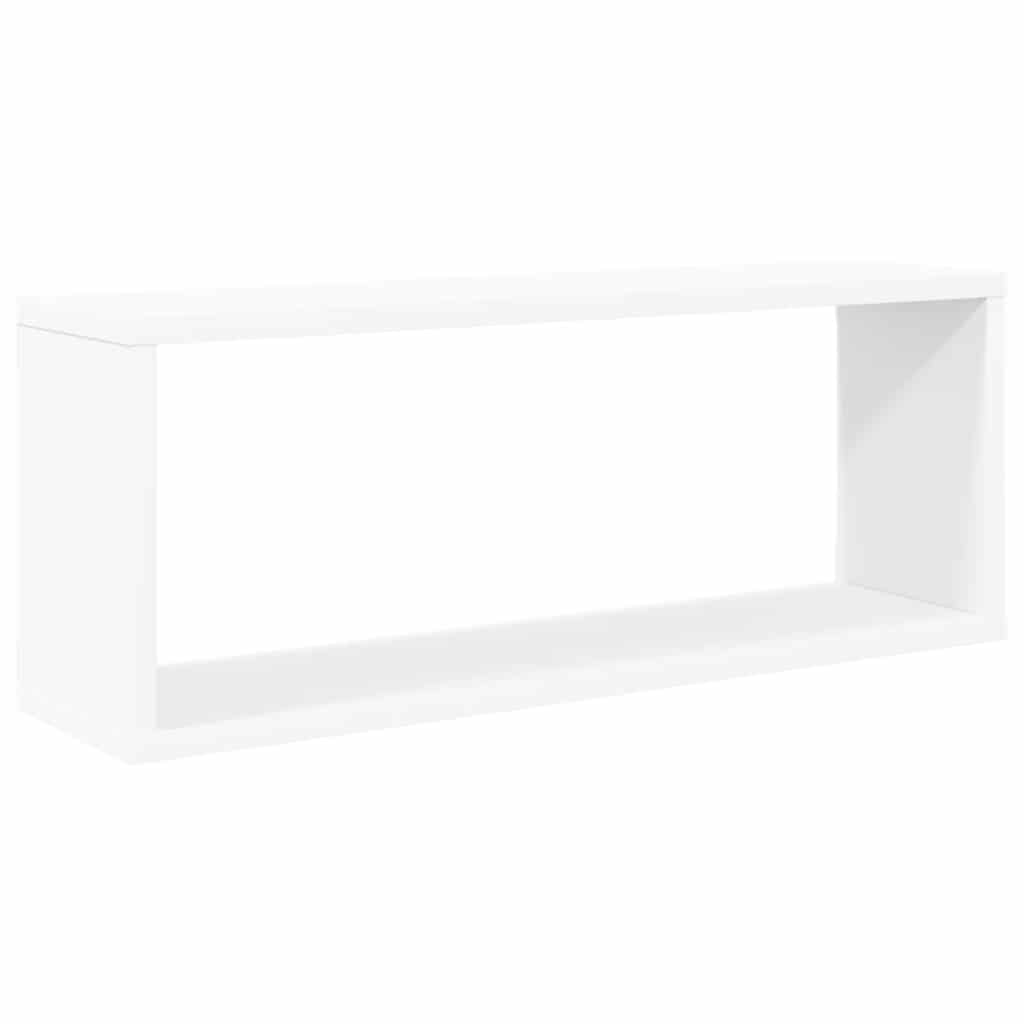 Wall Cube Shelves 6 pcs White 60x15x23 cm Engineered Wood
