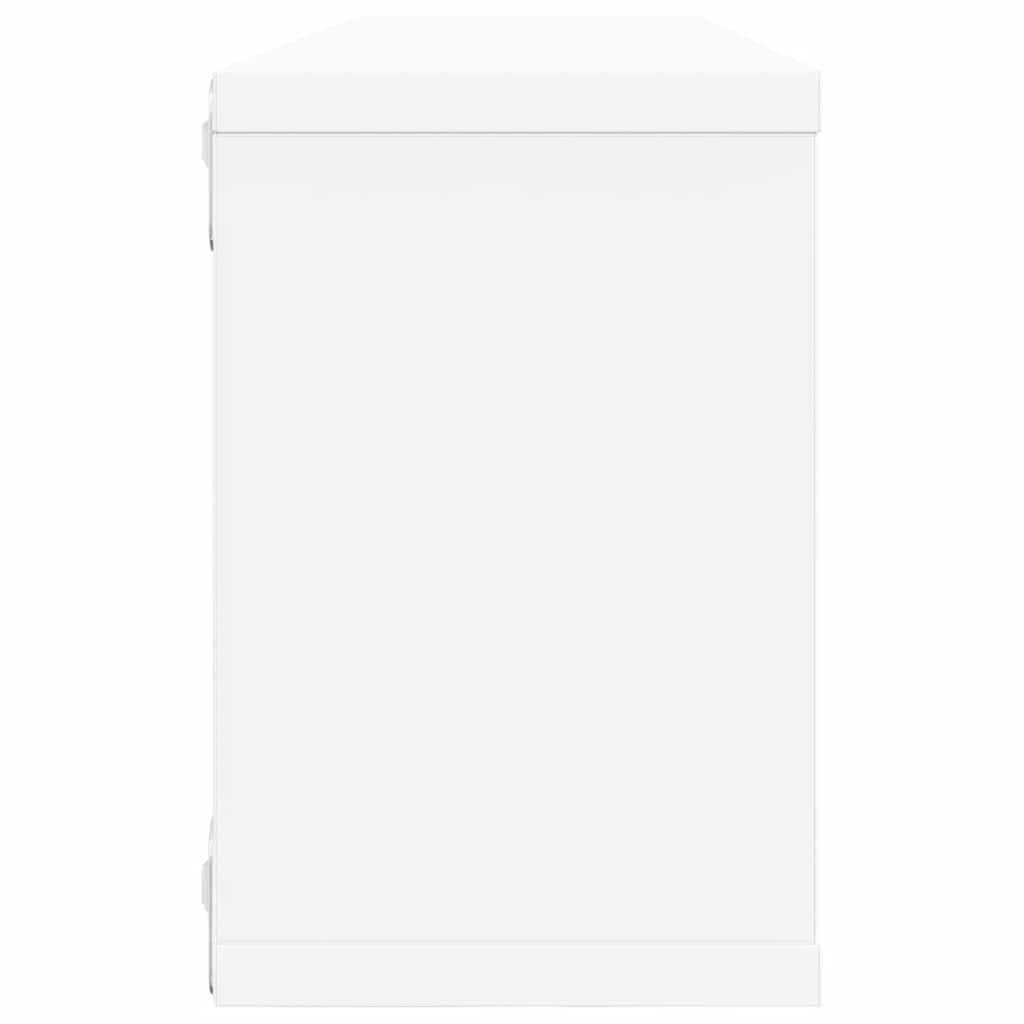 Wall Cube Shelves 6 pcs White 60x15x23 cm Engineered Wood