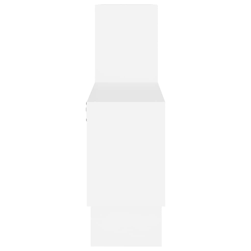 Car-shaped Wall Shelf White 82x15x51 cm Engineered Wood