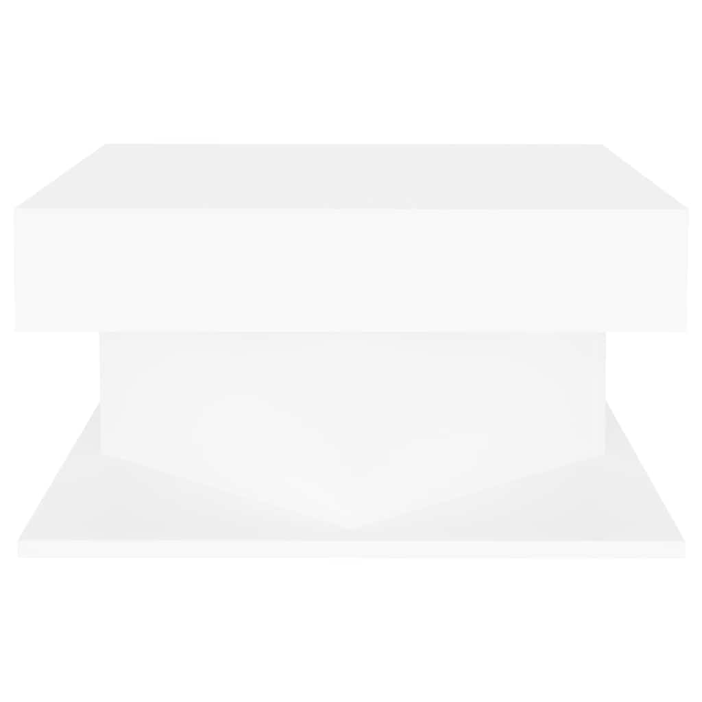 Coffee Table White 57x57x30 cm Engineered Wood